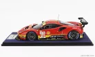 FERRARI  488 GTE EVO 3.9L TURBO V8 TEAM AF CORSE N 21 24h LE MANS 2023 SIMON MANN - ULYSSE DE PAUW - JULIEN PIGUET  RED YELLOW