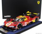 FERRARI  499P 3.0L TURBO V6 TEAM FERRARI AF CORSE N 50 WINNER 24h LE MANS 2024 ANTONIO FUOCO - MIGUEL MOLINA - NICKLAS NIELSEN  RED YELLOW BLACK