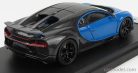 BUGATTI  CHIRON SPORT N 16 WING UP 2019  GREY CARBON - FRENCH RACING BLUE