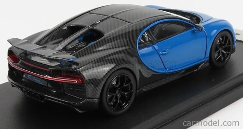 BUGATTI  CHIRON SPORT N 16 WING UP 2019  GREY CARBON - FRENCH RACING BLUE