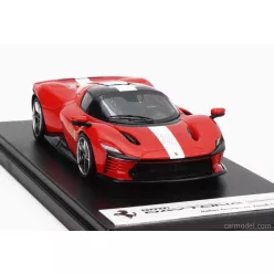   FERRARI  DAYTONA SP3 CLOSED ROOF 2022  ROSSO SCUDERIA - RED WHITE