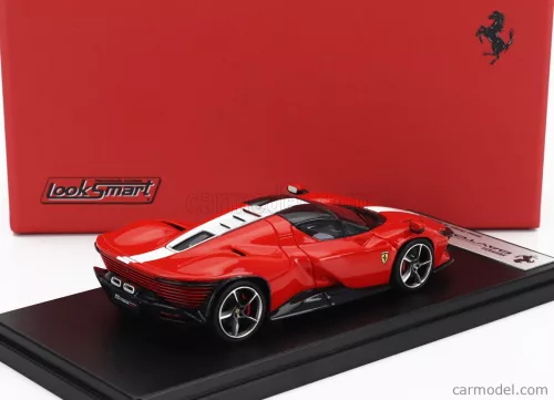 FERRARI  DAYTONA SP3 CLOSED ROOF 2022  ROSSO SCUDERIA - RED WHITE