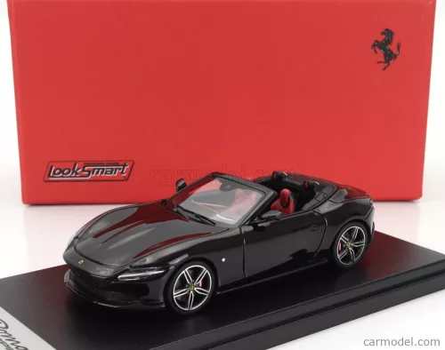 FERRARI  ROMA SPIDER OPEN 2020  NERO PUROSANGUE - BLACK MET