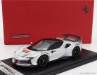 FERRARI  SF90 XX STRADALE 2024  BIANCO ARTICO - WHITE MET ORANGE BLACK
