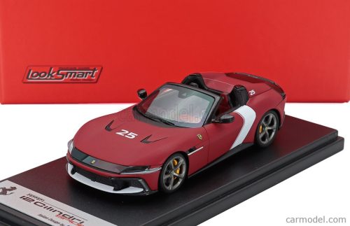 FERRARI  12CILINDRI V12 830cv SPIDER OPEN N 25 2025  ROSSO RACING - MATT RED WHITE