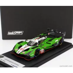   LAMBORGHINI  SC63 3.8L V8 TURBO TEAM LAMBORGHINI IRON LYNX N 19 24h LE MANS 2024 ROMAIN GROSJEAN - MATTEO CAIROLI - ANDREA CALDARELLI  GREEN WHITE BLACK