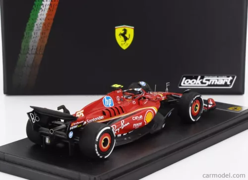 FERRARI  F1  SF-24 TEAM SCUDERIA FERRARI N 55 3rd MONACO GP 2024 CARLOS SAINZ  RED WHITE YELLOW