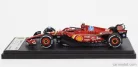 FERRARI  F1  SF-24 TEAM SCUDERIA FERRARI N 55 3rd MONACO GP 2024 CARLOS SAINZ  RED WHITE YELLOW