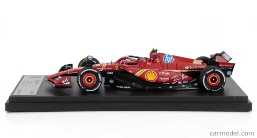 FERRARI  F1  SF-24 TEAM SCUDERIA FERRARI N 55 2nd AUSTIN USA GP 2024 CARLOS SAINZ  RED WHITE BLACK