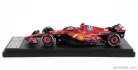 FERRARI  F1  SF-24 TEAM SCUDERIA FERRARI N 55 2nd ABU DHABI GP 2024 CARLOS SAINZ - LAST FERRARI RACE  RED WHITE BLACK