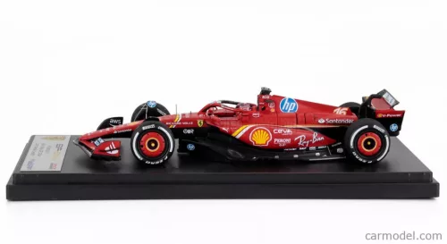 FERRARI  F1  SF-24 TEAM SCUDERIA FERRARI N 16 3rd ABU DHABI GP 2024 CHARLES LECLERC  RED WHITE BLACK