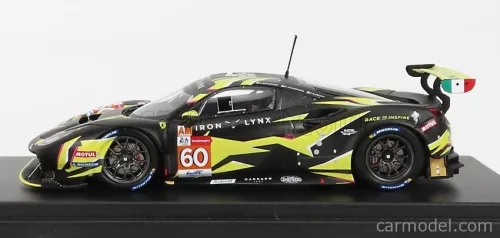 FERRARI  488 GTE IRON LYNX TEAM N 60 24h LE MANS 2021 RAFFAELE GIAMMARIA - PAOLO RUBERTI - CLAUDIO SCHIAVONI