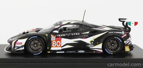 FERRARI  488 GTE IRON LYNX TEAM N 80 3rd GTE-AM CLASS 24h LE MANS 2021 MATTEO CRESSONI - CALLUM ILOTT - RINO MASTRONARDI