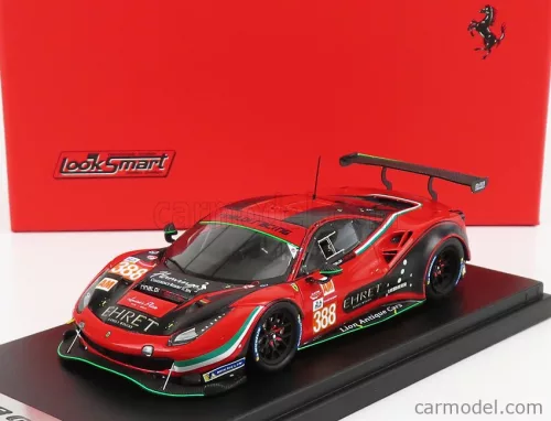 FERRARI  488 GTE EVO 3.9L TURBO V8 TEAM RINALDI RACING N 388 24h LE MANS 2021 J.BLEEKEMOLEN - P.EHRET - C.HOOK