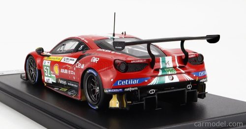 FERRARI  488 GTE EVO 3.9L TURBO V8 TEAM AF CORSE N 52 3rd LMGTE PRO CLASS 24h LE MANS 2022 M.MOLINA - A.FUOCO - D.RIGON