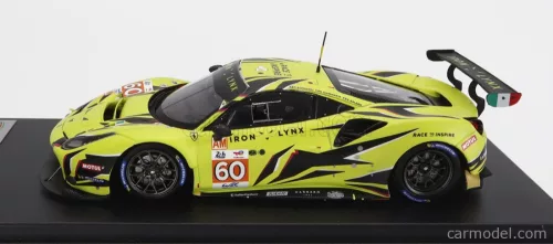 FERRARI  488 GTE EVO 3.9L TURBO V8 TEAM IRON LYNX N 60 24h LE MANS 2022 C.SCHIAVONI - A.BALZAN - R.GIAMMARIA