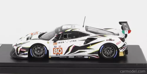 FERRARI  488 GTE EVO 3.9L TURBO V8 TEAM IRON LYNX N 80 24h LE MANS 2022 M.CRESSONI - G.FISICHELLA - R.HEISTAND