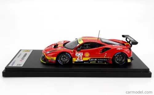 FERRARI  488 GTE EVO 3.9L TURBO V8 TEAM AF CORSE N 21 24h LE MANS 2023 SIMON MANN - ULYSSE DE PAUW - JULIEN PIGUET  RED YELLOW