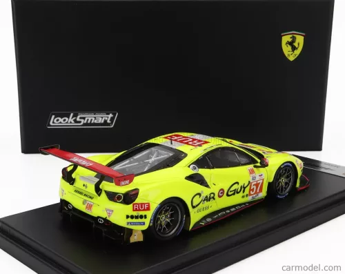 FERRARI  488 GTE EVO 3.9L TURBO V8 TEAM KESSEL RACING N 57 24h LE MANS 2023 SCOTT HUFFAKER - TAKESHI KIMURA - DANIEL SERRA  YELLOW