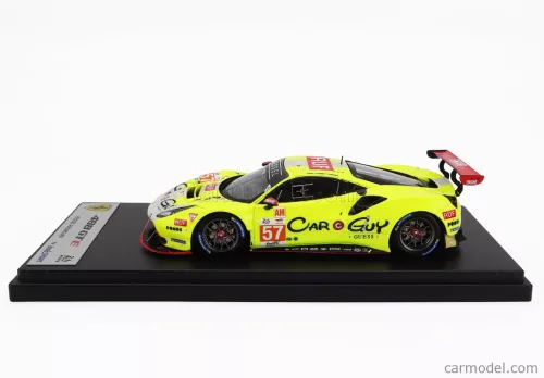 FERRARI  488 GTE EVO 3.9L TURBO V8 TEAM KESSEL RACING N 57 24h LE MANS 2023 SCOTT HUFFAKER - TAKESHI KIMURA - DANIEL SERRA  YELLOW
