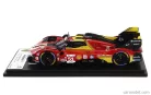 FERRARI  499P 3.0L TURBO V6 TEAM FERRARI AF CORSE N 51 3rd 24h LE MANS 2024 ALESSANDRO PIER GUIDI - JAMES CALADO - ANTONIO GIOVINAZZI  RED YELLOW BLACK