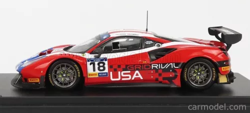FERRARI  488 GT3 USA TEAM N 18 8h FIA MOTORSPORT GAMES GT CUP VALLELUNGA 2019 ROBERT FERRIOL - SPENCER PUMPELLY