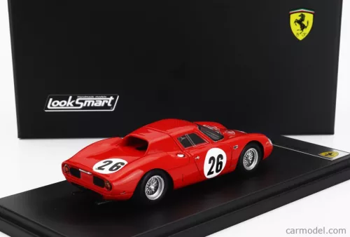 FERRARI  250LM COUPE N 26 1000km PARIS 1966 DAVID PIPER - MIKE PARKES  RED