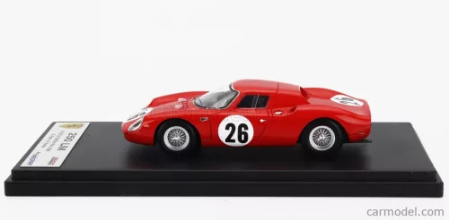 FERRARI  250LM COUPE N 26 1000km PARIS 1966 DAVID PIPER - MIKE PARKES  RED