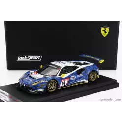   FERRARI  488 GT3 EVO 3.9L TURBO V8 HELLA PAGID RACING ONE GMBH TEAM N 14 24h NURBURGRING 2022 JEROEN BLEEKEMOLEN - CHRISTIAN KOHLHAAS - NICK FOSTER - JULES SZYMKOWIAK  BLUE WHITE