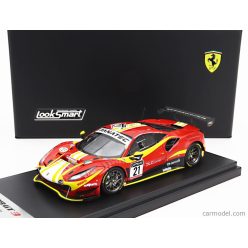   FERRARI - 488 GT3 EVO 3.9L TURBO V8 TEAM AF CORSE N 21 24h SPA 2022 ALESSANDRO BALZAN - HUGO DELACOUR - DAVID PEREL CEDRIC SBIRRAZZUOLI