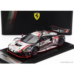   FERRARI  296 GT3 3.0L TWIN TURBO V6 TEAM WTM BY RINALDI RACING N 20 7th 24h NURBURGRING 2023 LEONARD WEISS - JOCHEN KRUMBACH - DANIEL KEILWITZ - INDY DONTJE  WHITE BLACK RED