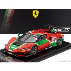   FERRARI  296 GT3 3.0L TWIN TURBO V6 TEAM AF CORSE N 52 24h SPA 2024 ANDREA BERTOLINI - JEF MACHIELS - LOUIS MACHIELS - TOMMASO MOSCA  RED GREEN