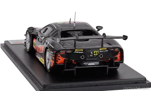 FERRARI  296 GT3 3.0L TWIN TURBO V6 TEAM PONOS RACING N 45 GT300 SUPER GT 2025 KEI COZZOLINO - TAKURO SHINOARA  ORANGE BLACK YELLOW