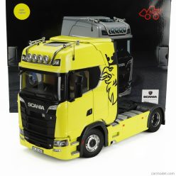   SCANIA  S730 V8 TRACTOR TRUCK 2-ASSI WITH VABIS LOGO 2017  YELLOW