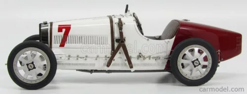BUGATTI  T35 N 7 GP NATIONAL COLOUR PROJECT POLAND 1924  WHITE RED