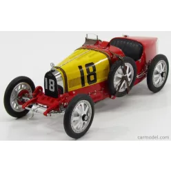   BUGATTI  T35 N 18 NATIONAL COLOUR PROJECT SPAIN 1924  RED YELLOW