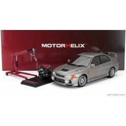   MITSUBISHI  LANCER EVO IV WITH ENGINE AND ACCESSORIES 1999  GREY MET