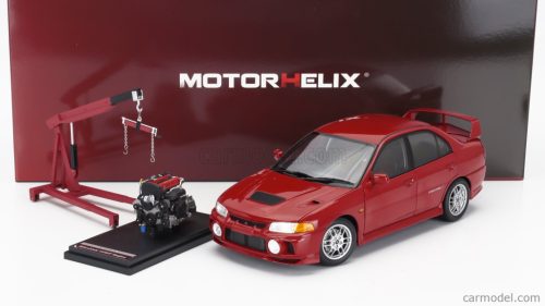 MITSUBISHI  LANCER EVO IV WITH ENGINE AND ACCESSORIES 1999  RED