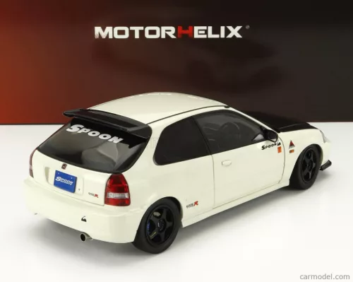 HONDA  CIVIC EK9 TYPE R SPOON WITH ENGINE AND ACCESSORIES 1999  WHITE BLACK CARBON