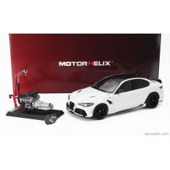   ALFA ROMEO  GIULIA GTA 2021 WITH ENGINE AND ACCESSORIES - FULL OPENINGS  BIANCO TROFEO WHITE MET