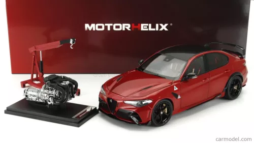 ALFA ROMEO  GIULIA GTAm WITH ENGINE AND ACCESSORIES 2021  RED MET