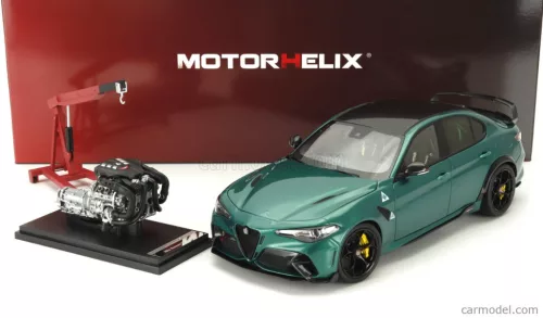ALFA ROMEO  GIULIA GTAm WITH ENGINE AND ACCESSORIES 2021  M O N T R E A L GREEN MET
