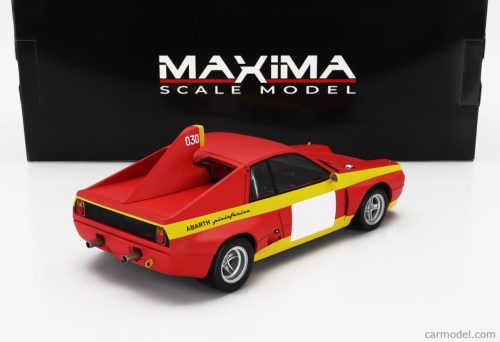 ABARTH  SE030 PININFARINA - PRESS 1974  MATT RED YELLOW