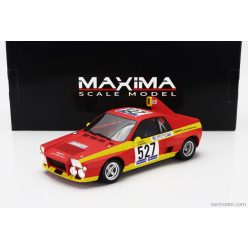   ABARTH  SE030 PININFARINA 527 2nd GIRO D'ITALIA 1974 GIORGIO PIANTA – CHRISTINE BECKERS  MATT RED YELLOW