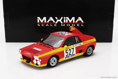 ABARTH  SE030 PININFARINA 527 2nd GIRO D'ITALIA 1974 GIORGIO PIANTA – CHRISTINE BECKERS  MATT RED YELLOW