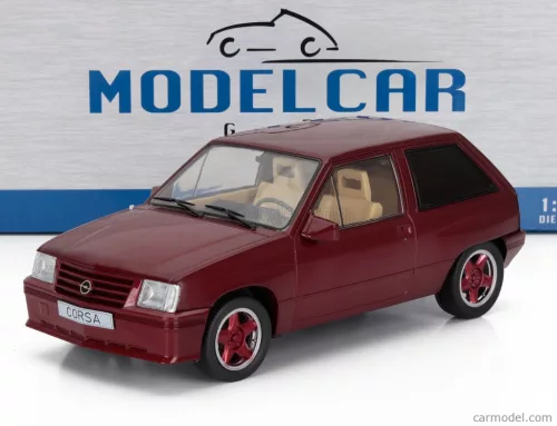 OPEL  CORSA A CUSTOM 1983  DARK RED