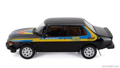 SAAB  99 TURBO 1977  BLACK YELLOW LIGHT BLUE