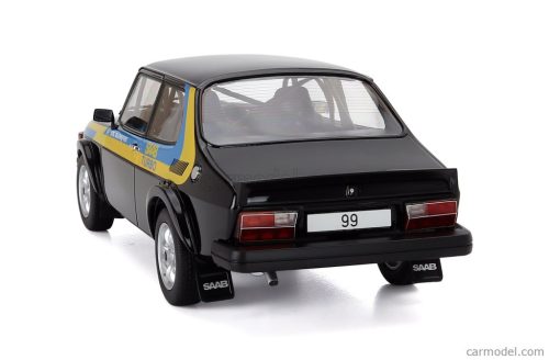 SAAB  99 TURBO 1977  BLACK YELLOW LIGHT BLUE