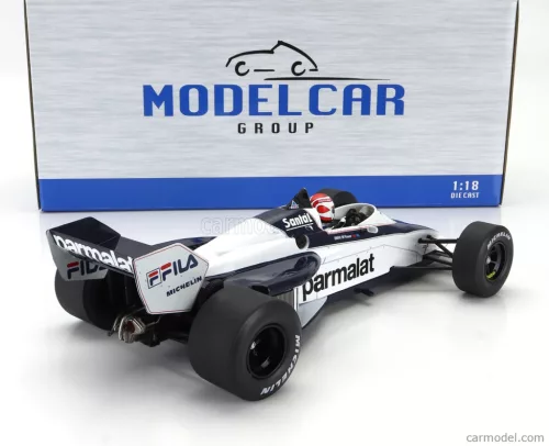 BRABHAM  F1  BT52 N 5 WORLD CHAMPION WINNER BRAZILIAN GP 1983 NELSON PIQUET  WHITE BLUE