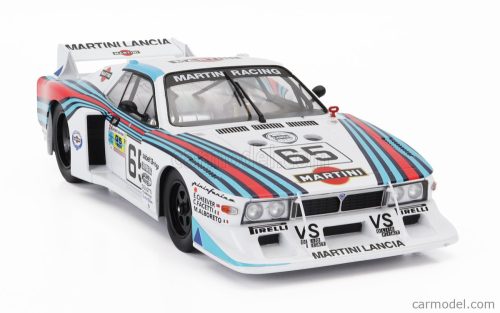 LANCIA  BETA MONTECARLO TURBO TEAM MARTINI RACING N 65 8th 24h LE MANS 1981 MICHELE ALBORETO - EDDIE CHEEVER - CARLO FACETTI  WHITE LIGHT BLUE